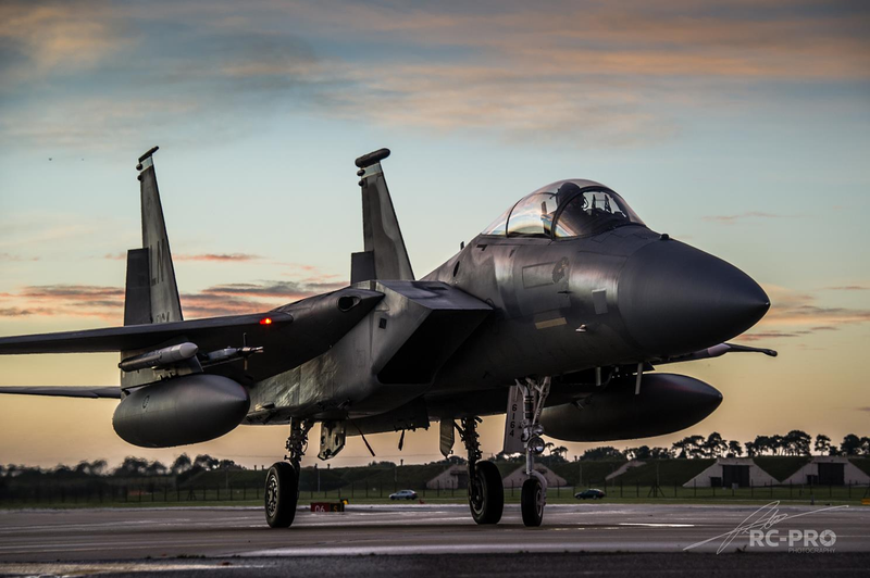 Illustration for article titled This Photo Tour Of The USAF's "Grim Reapers" F-15 Squadron Will Give You Shivers